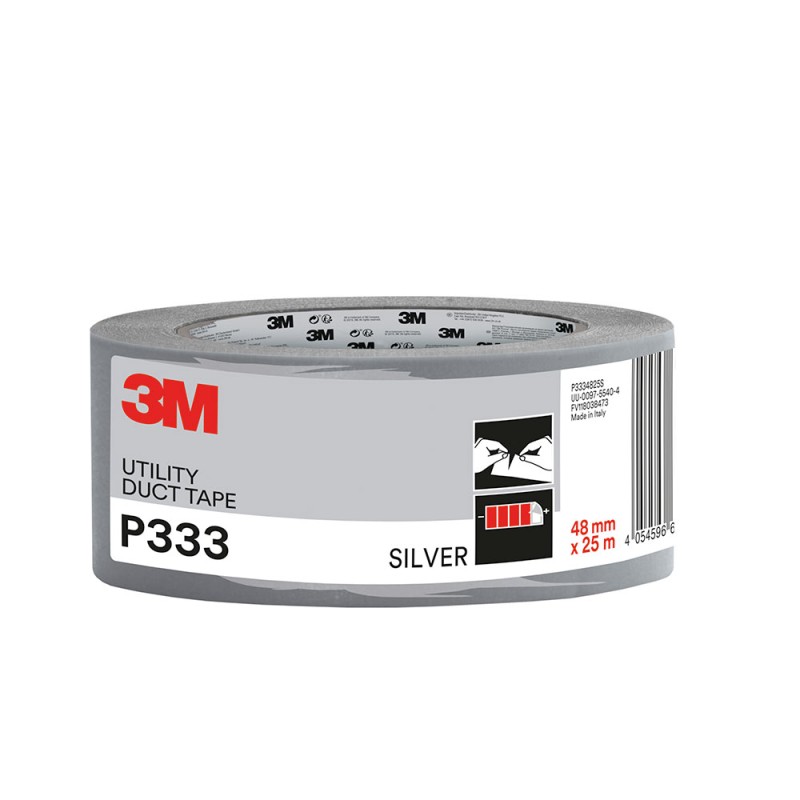 Cinta americana universal pro, plata, 48 mm x 25 m