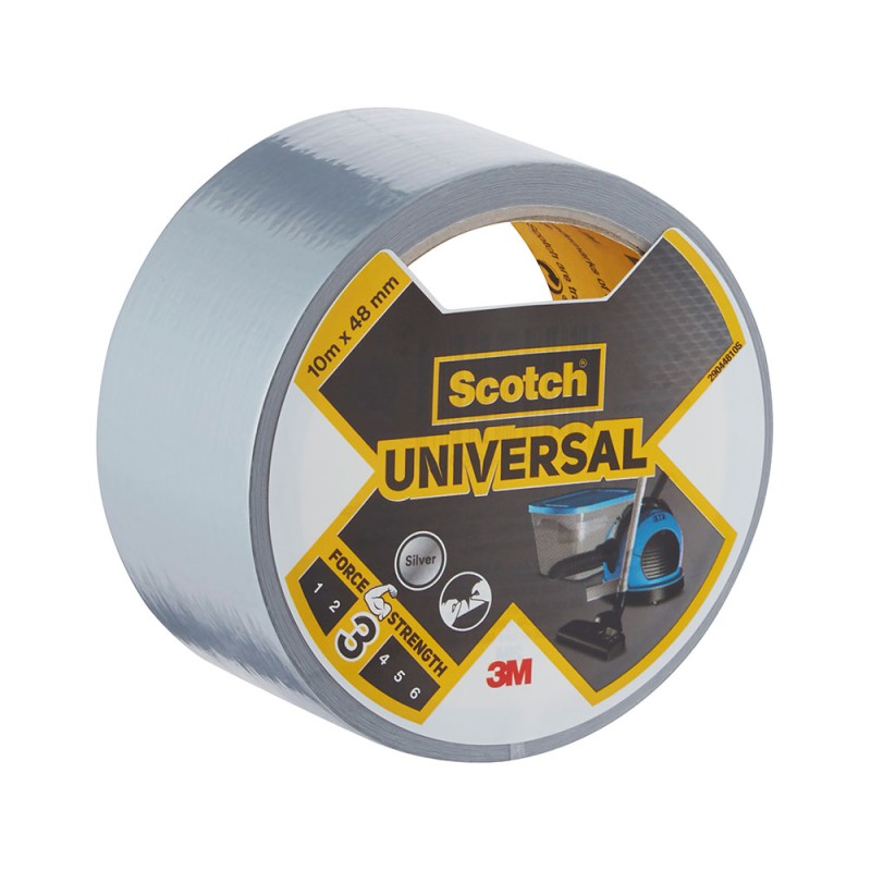 Cinta americana universal 3 gris 48 mm x 10 m