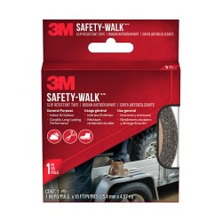 Cinta antideslizante para exterior negra 25 mm x 4,5 m