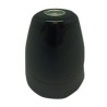 Portalámparas cerámico vintage e27, 100 w 250 v, negro, ø47 x 59 mm (retractilado)