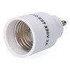 Convertidor de gu10 a e27, 2 a 230 v, blanco, ø35 x 58 mm (retractilado)