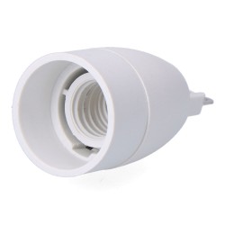 Convertidor de g9 a e14, 2 a 230 v, blanco, ø30 x 57 mm (retractilado)