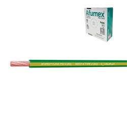 Cablecillo h07z1-k(as) 2,5 mm amarillo/verde euro/m