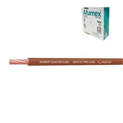 Cablecillo h07z1-k(as) 6,0 mm marron euro/m