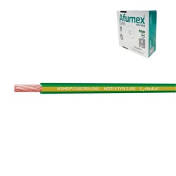 Cablecillo h07z1-k(as) 6,0 mm amarillo/verde euro/m