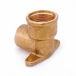 Codo mural 472 1/2" x 15 mm latón