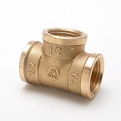 Te h-h-h 1/2" latón