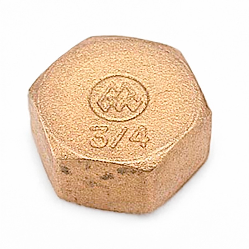 Tapon ciego h 3/4" latón