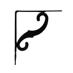 Escuadra ornamental plm05 negro 200 x 150 mm