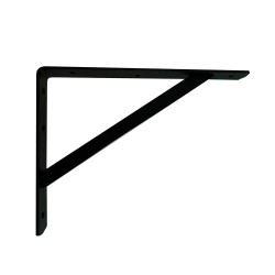 Escuadra reforzada plm04 negro 500 x 350 mm