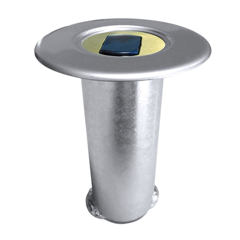 Base candado cruceta para suelo cn15 cromo brillo