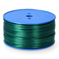 Cable acero revestivo pvc verde, calibre 4 mm x 175 m