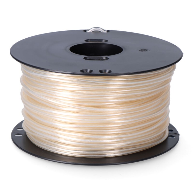 Cordón multifilamento revestido pvc blanco, calibre 5 mm x 100 m