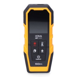 Medidor láser con funda 5,2 x 2,4 x 12,3 cm