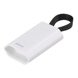 Base móvil 2p+tt schuko salida frontal 10 a 250 v~ facil extraccion blanca