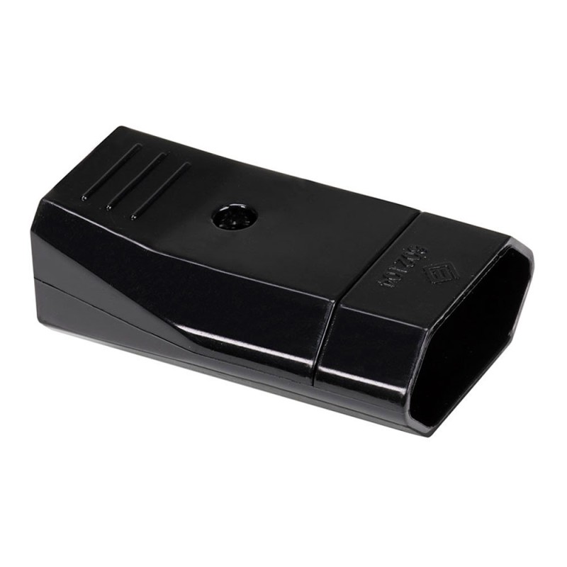 Base móvil 2p 10 a 250 v~ negra