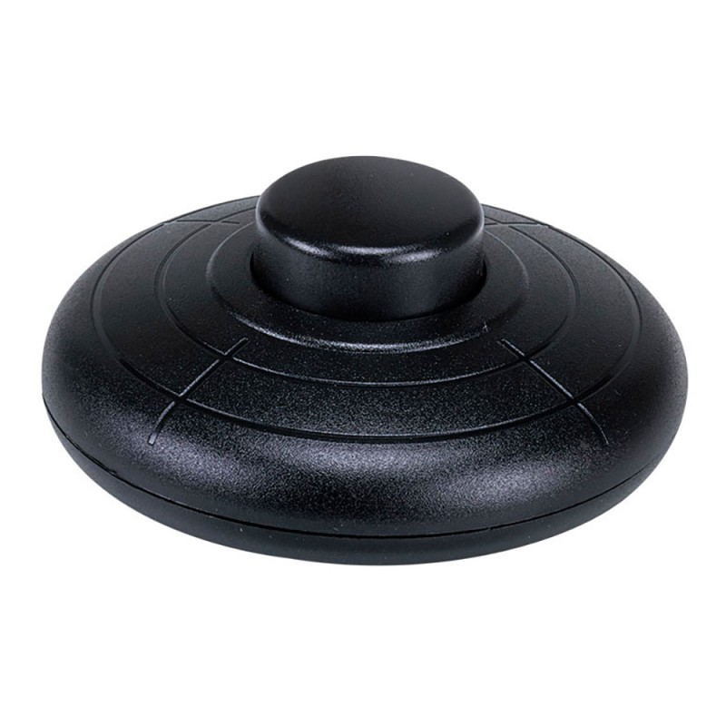 Interruptor de pie 2a 250 v negro