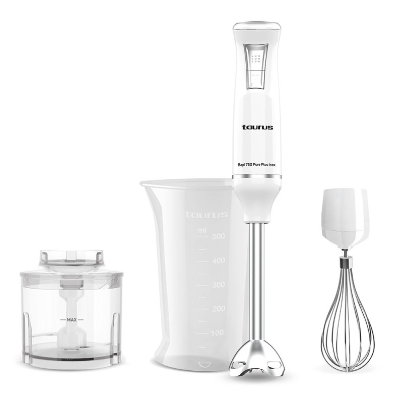 Batidora de vaso picadora pure plus inox 750 w