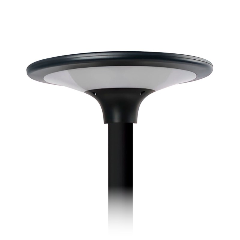 Luminaria solar led negra, ip65, 20 w 2300 im 4000 k