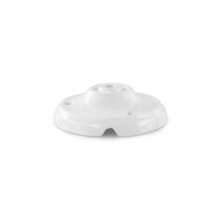 Floron de ø105mm porcelana serie vintage blanco incluye kit de montaje