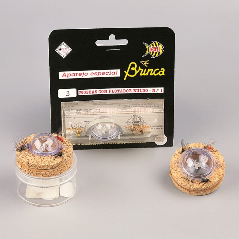 Aparejo 3 moscas b/2 especial para pesca de la trucha