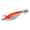 Pajarito para la pesca del calamar y sepia en embarcación, 100 mm color naranja barriga blanca