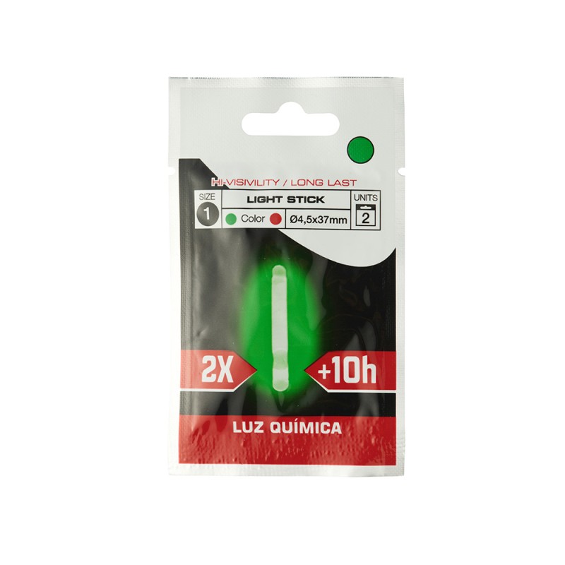 Gusano luminoso flotador para puntera de la caña ø4,5 x 37 mm, 2 uds