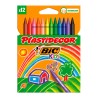 Plastidecor ceras de colores, blíster 12 uds