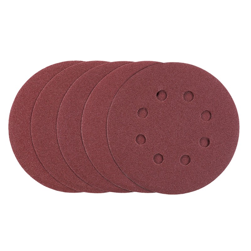 Discos lijadora autoadherente roto-orbital 120 g, ø125 mm, 5 uds
