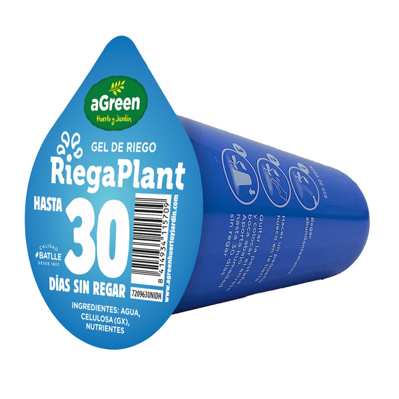 Gel de riego riegaplant duración hasta 30 dias