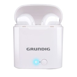 Auriculares inalámbricos earbuds con micro bluetooth con estuche blanco
