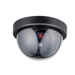 Cámara seguridad simulada tipo domo color negro ø11 x 9 cm