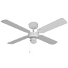 Ventilador de techo modelo baltico. color blanco. potencia: 50 w aspas: ø102cm edm