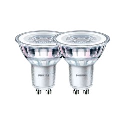 Bombilla gu10 led 4,6 w 355 lm 2700 k luz cálida, 2 uds