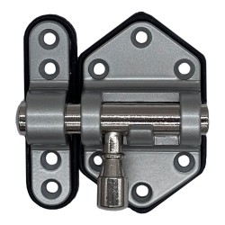 Pasador reforzado base plástica 40 mm cromo mate