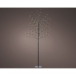 Árbol iluminado exterior 160 leds luz cálida ø70 cm x 1,80 m