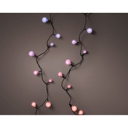 Guirnalda cherry 120 leds de tres medidas multicolor exterior 9 m
