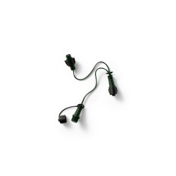 Conector en forma de t, exterior, verde, 40 cm