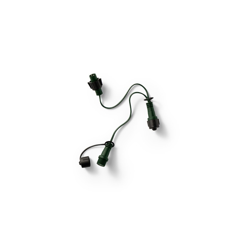 Conector en forma de t, exterior, verde, 40 cm