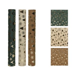 Camino de mesa de terciopelo motivos navideños 35 x 200 cm, colores surtidos