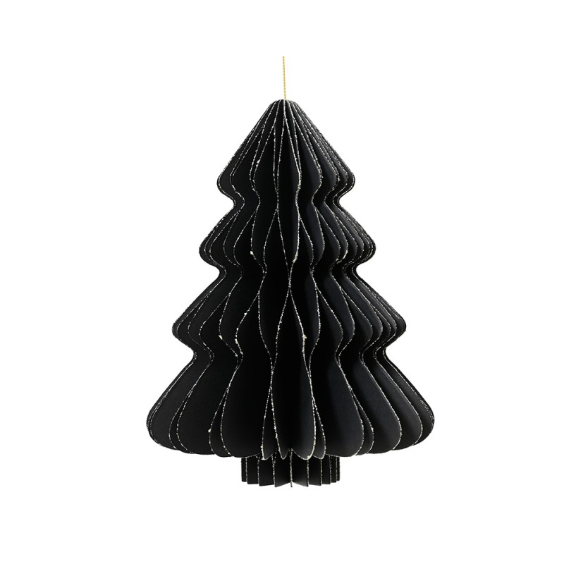 Árbol de papel negro ø30 x 40 cm