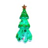 Árbol de navidad hinchable con luz, 110 x 110 x 240 cm