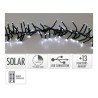 Guirnalda solar recargable, 768 leds, multifunción, luz fría, exterior, 5,6 m