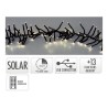 Guirnalda solar recargable, 768 leds, multifunción, luz cálida, exterior, 5,6 m