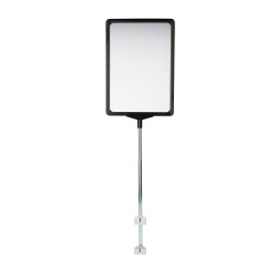 Conjunto tubo extensible 320-620 mm t negro+marco a4+funda a4 para cesta