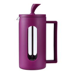 Cafetera / tetera roma émbolo berenjena 350 ml 3 tazas