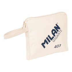 Bolsa de mano "milan® gigante 403 since 1918" beige