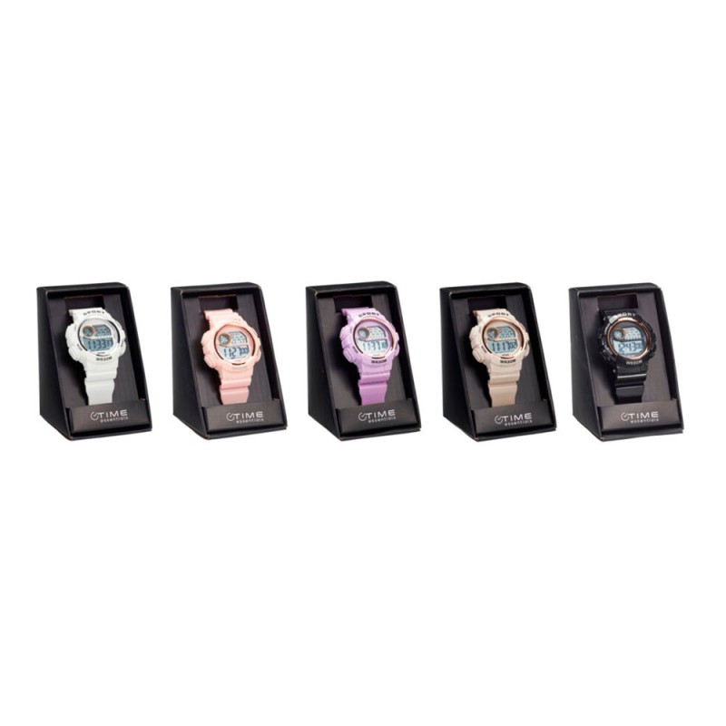 Reloj femenino de pulsera deportivo digital 5 colores surtidos