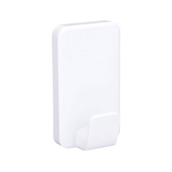 Gancho para utensilios, extra grande, blanco, 1 ud + 3 tiras, máx 6,8 kg