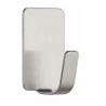Gancho de acero inoxidable, pequeño, 19 x 30 x 15 mm, 4 uds + 5 tiras, máx 225 gr